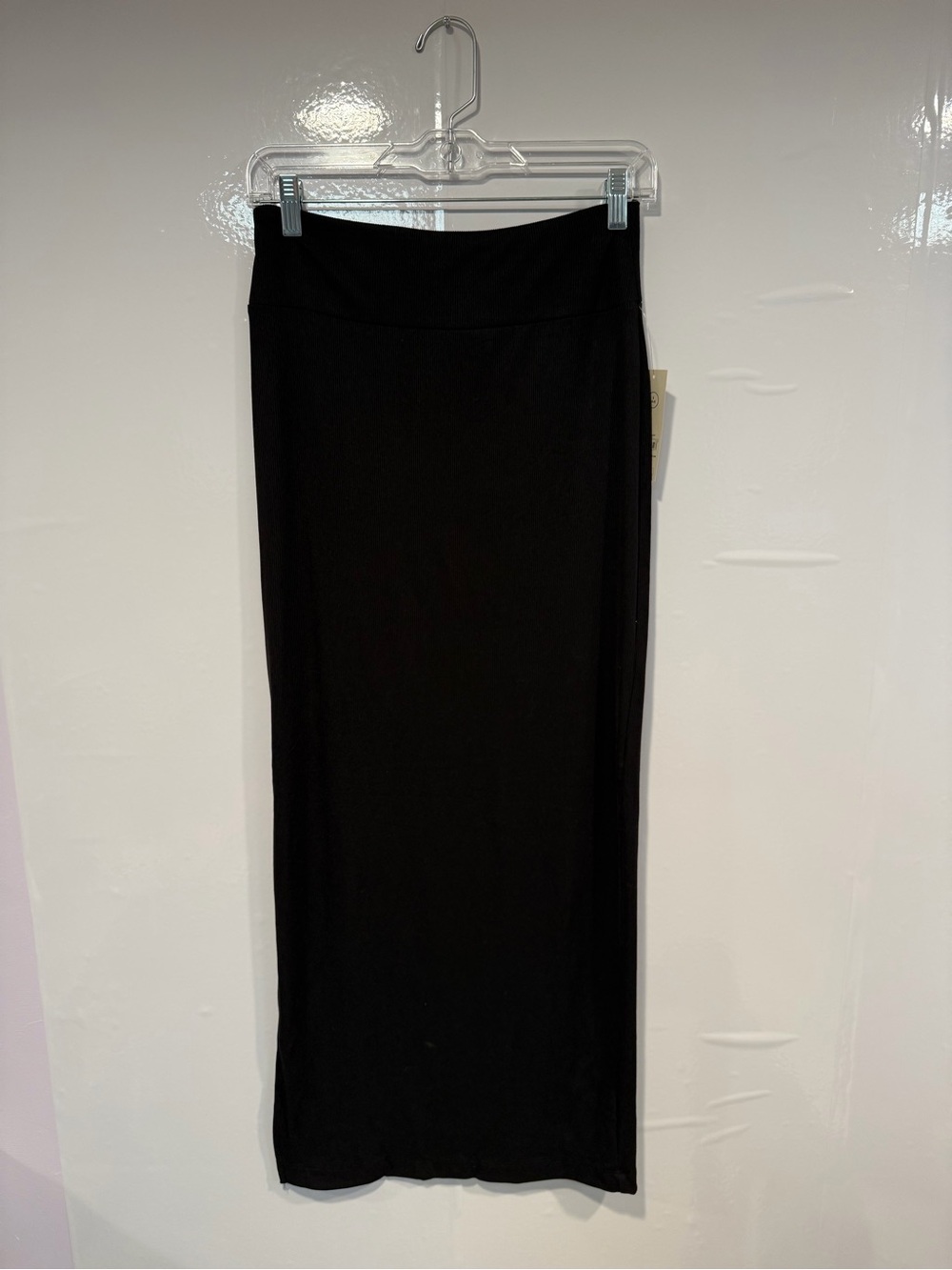 Classic Black NWT ribbed No Boundaries Maxi Skirt - Women's Elegant Long Skirt